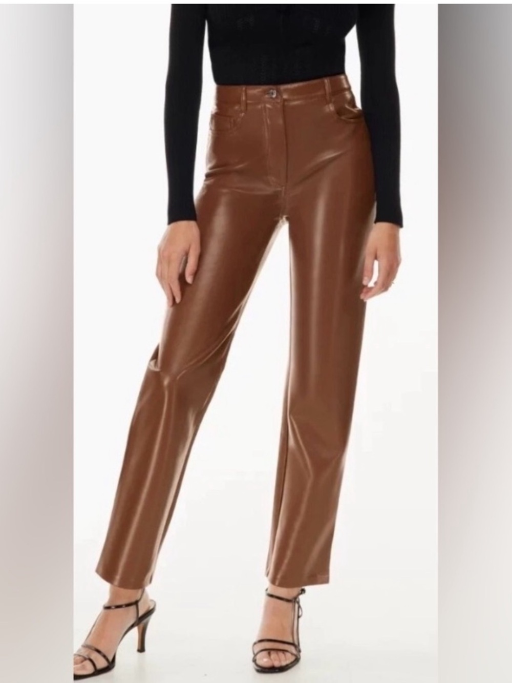 The Melina faux leather pants